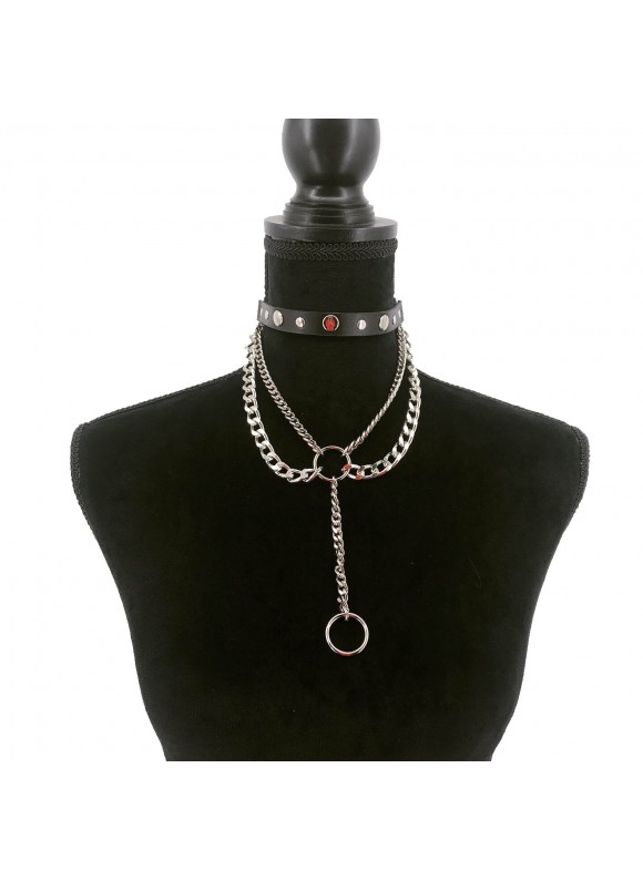 CHOKER DIN PIELE C149